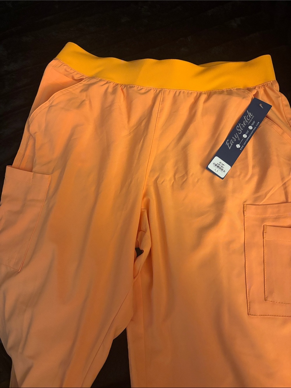 New with Tags!! Light Orange Hooded Scrub Set! - Picture 4 of 8